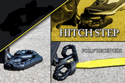 Universal Hitch Bumper Guard is Compatible with Jeep, Ford, Toyota Vehicles with 2 inch receivers