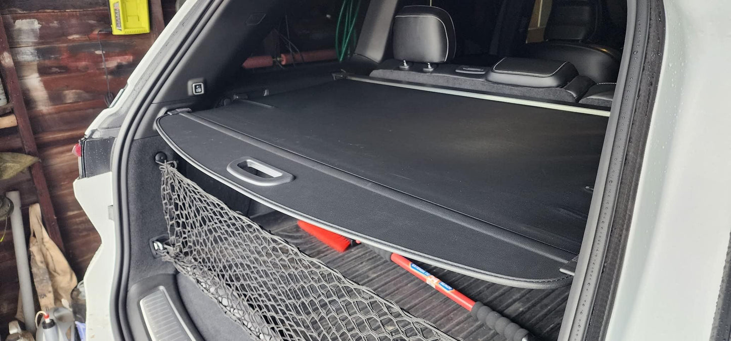 Retractable Rear Storage Tonneau Cargo Cover Luggage Security Shield Shade Compatible with All-New 2022-2026 Jeep Grand Cherokee(2 Row; WL) 4XE
