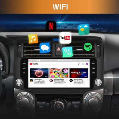 Head Unit With Wireless CarPlay Android Auto For Toyota 4Runner 2010-2022 - OMOTOR