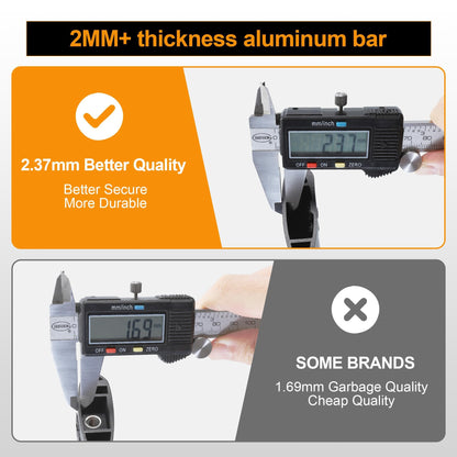 Heavy Duty Upgraded Roof Rack Crossbar Compatible with Toyota Grand Highlander Lexus TX 2024-2026