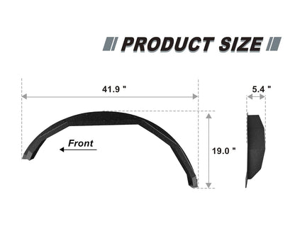 Fender Flares Fit 2021-2025 Ford Bronco 2/4 Door - OMOTOR