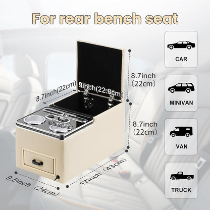 Rear Center Console For Car Minivan Van Truck - OMOTOR