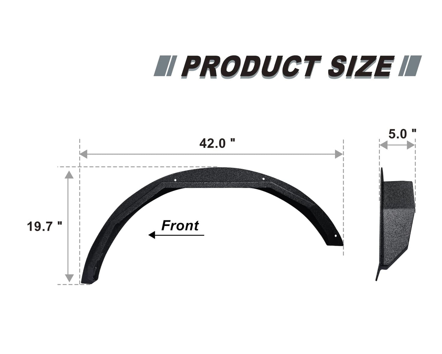 Fender Flares Fit 2021-2025 Ford Bronco 2/4 Door