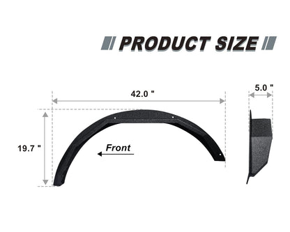 Fender Flares Fit 2021-2025 Ford Bronco 2/4 Door - OMOTOR