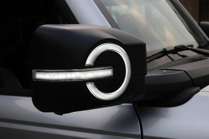 Rearview Mirror Cover Compatible with 2021-2023 Bronco 2/4 Door (Not Sport)