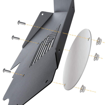 Black Inner Fender Liner Compatible with Wrangler 2007-2018 JK JKU & Unlimited 2/4 Doors - OMOTOR