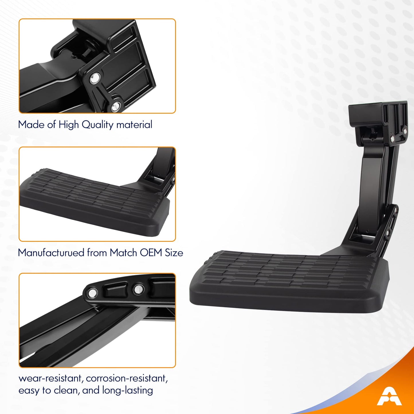 Folding Bed Step Compatible with Tacoma 2012 -2023