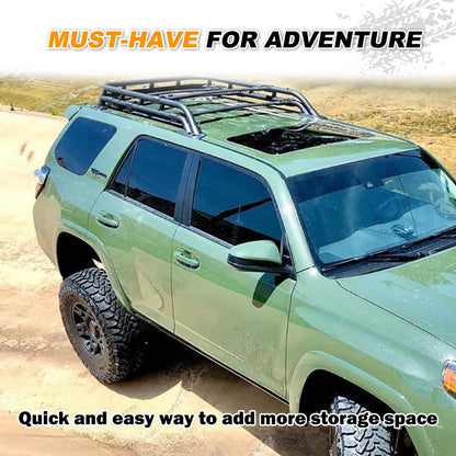 Roof Rack Basket Compatible with 2010-2024 Toyota 4Runner Sport Utility 4-Door
