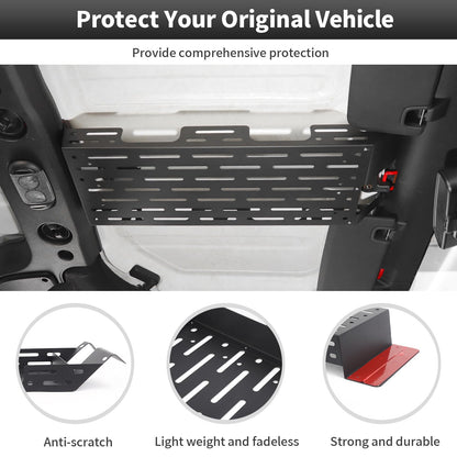 Rack Overhead Molle Panel Accessories Fit for 2018-2025 Jeep Wrangler JL JLU, for 2018-2025 Jeep Gladiator JT - OMOTOR