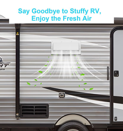 Aluminum RV Exhaust Range Hood Vent Cover for Trailer Motorhome - OMOTOR