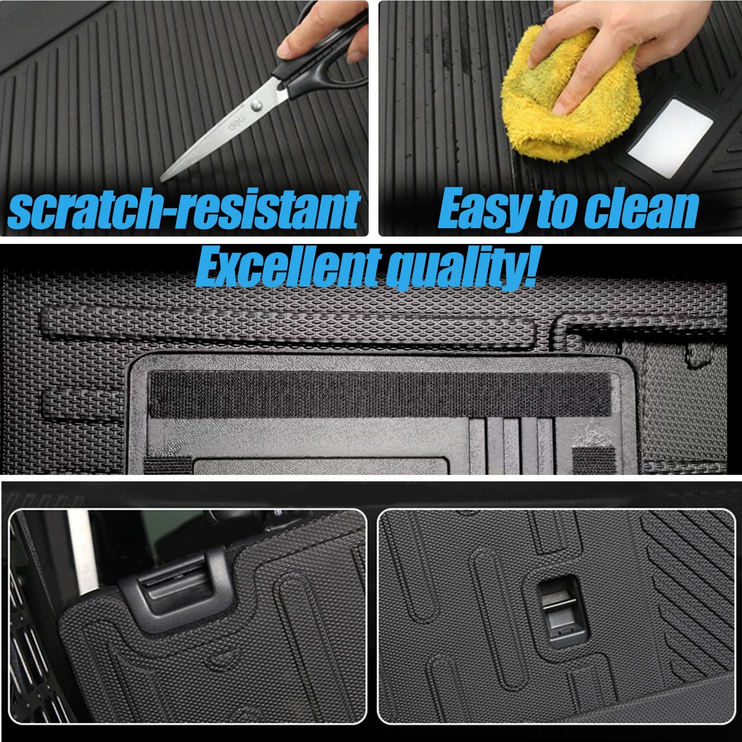 Heavy-Duty Rear Seat Protector for Ford Bronco 4-Door 2021-2025