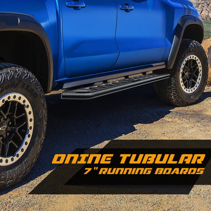 7” Running Boards Custom Fit 2007-2018 Chevy Silverado/GMC Sierra 1500 & 2007-2019 2500/3500HD(do not fit Diesel Model)