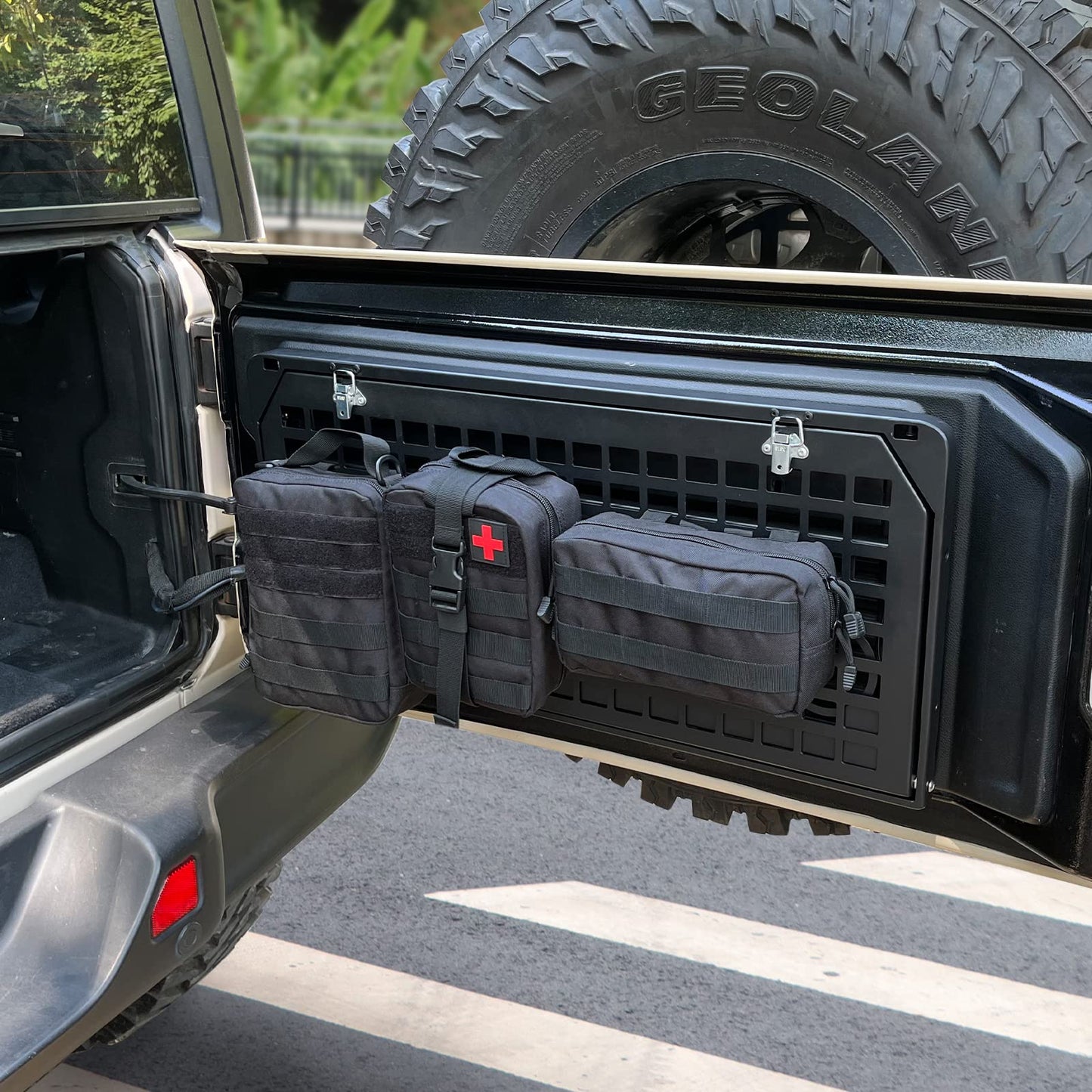 Aluminum Rear Tailgate Table for Jeep Wrangler JL JK JKU JLU