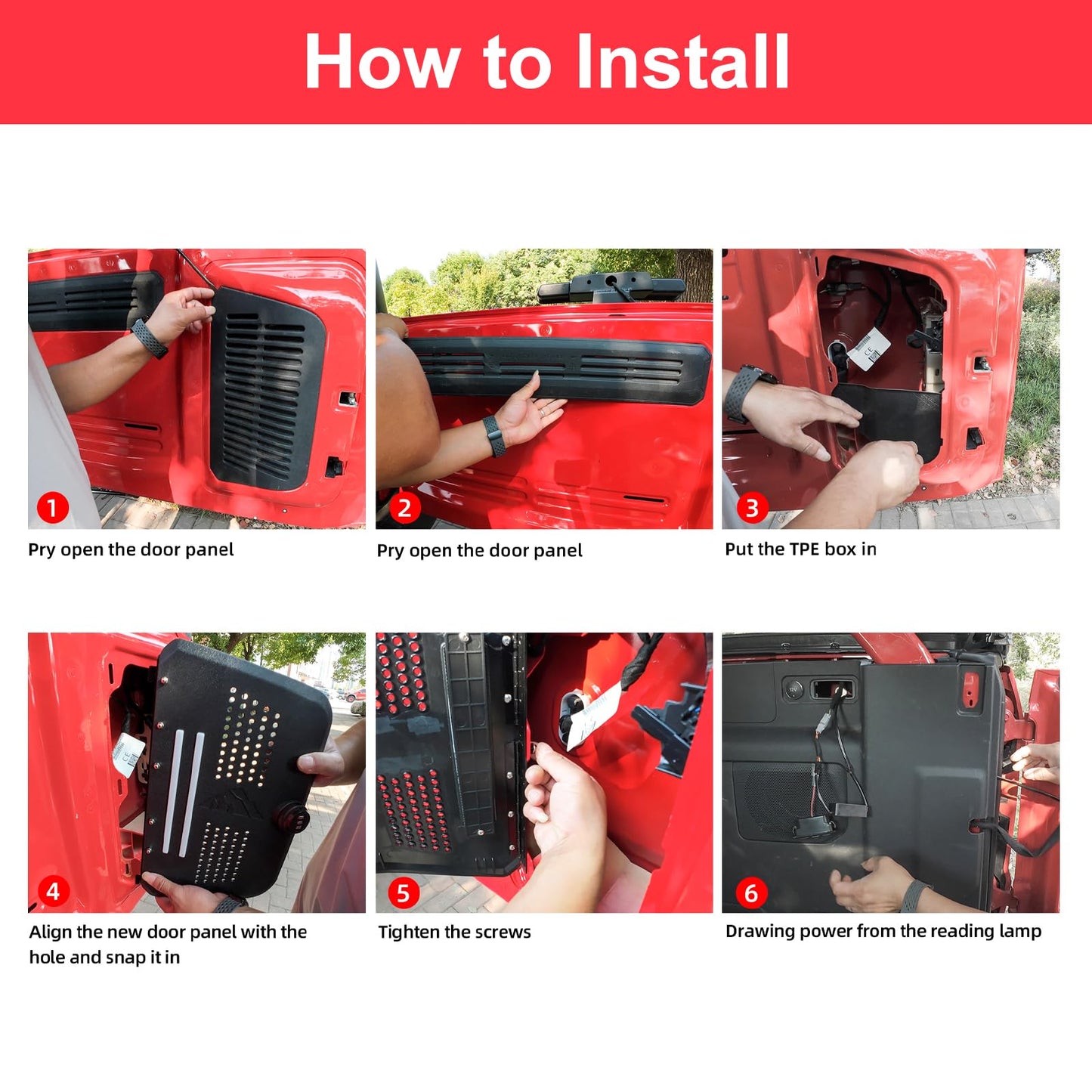 Tailgate Table Storage Lock Box For 21-24 Ford Bronco 2/4 Doors