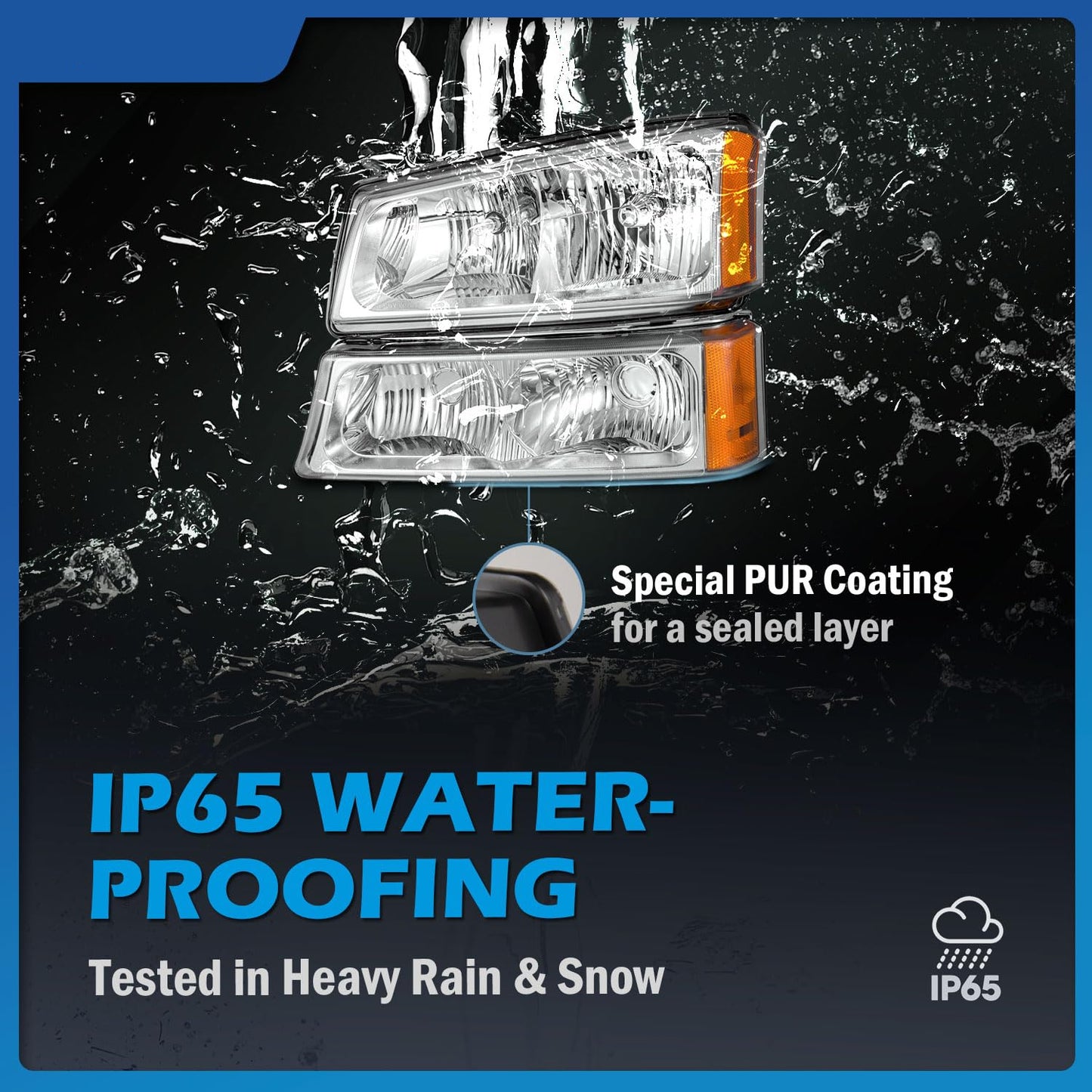 Headlights for 03-07 Chevy Silverado1500/2500/3500/1500HD/2500HD,03-06 Avalanche 1500/2500 Pickup