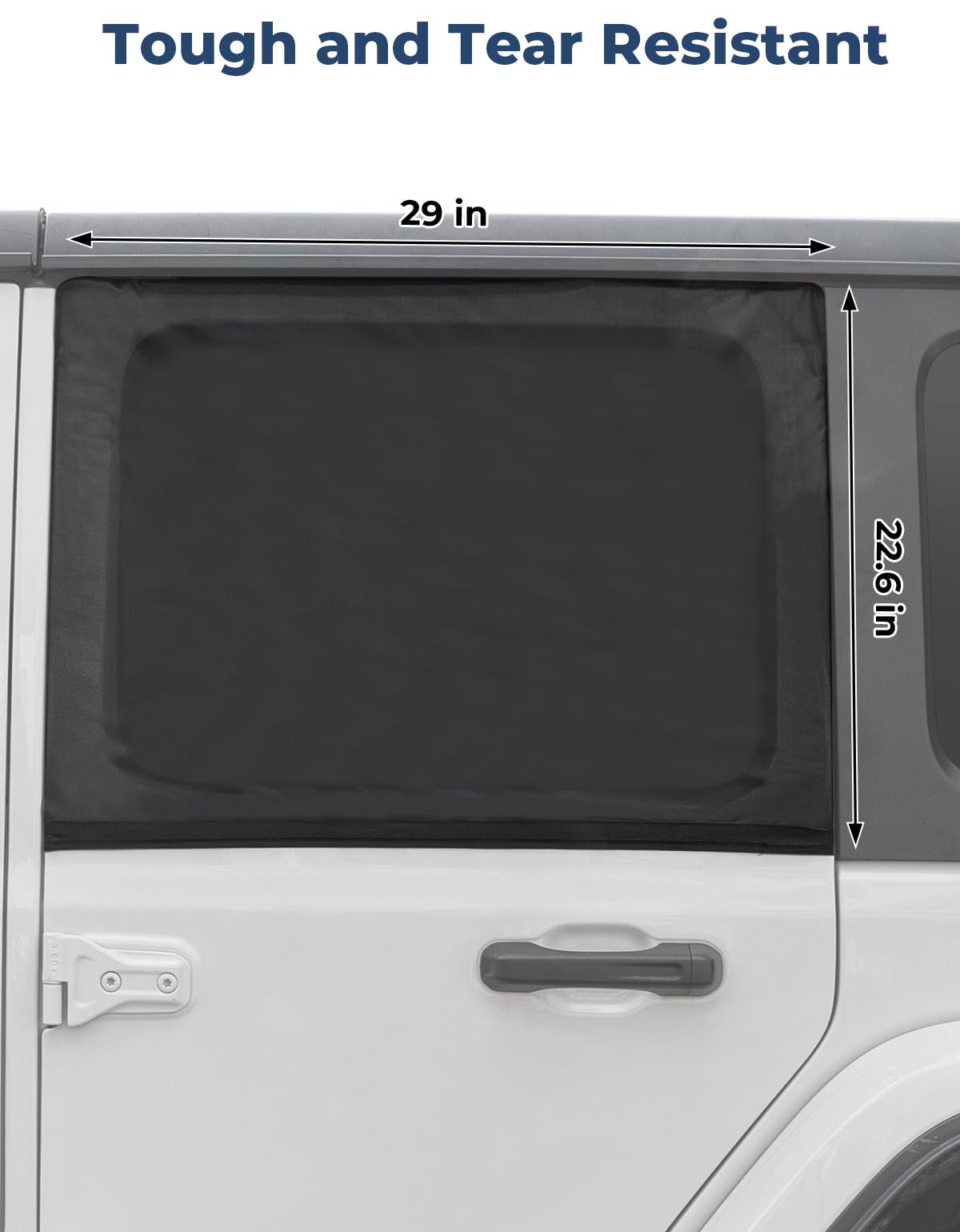 Window Sun Shade Camping Window Insect Screen Compatible with Wrangler JK JL Gladiator JT 2007-2024