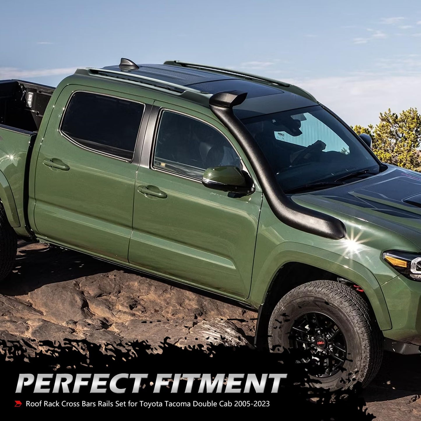 165LBS Roof Rack Cross Bar Fit for Toyota Tacoma 2005-2023