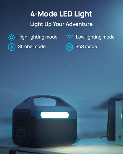 Portable Power Station 56000mAh, 179.2Wh For Hurricane Emergency/Outdoor Camping/RVs/Home Use