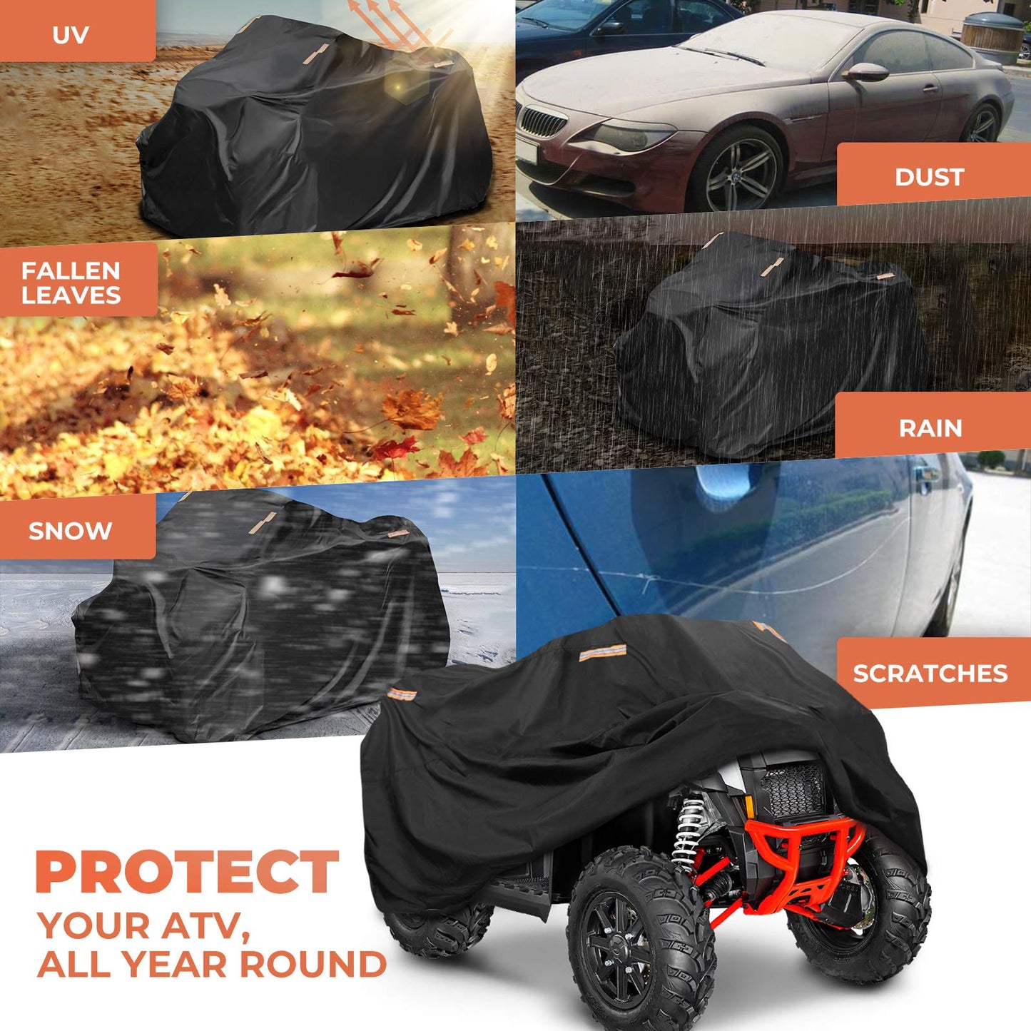 Universal ATV Cover Compatible with Polaris