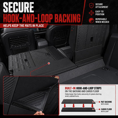 Rear Seat Back Cover Backrest Protector with Dog Seat Liner for Ford Bronco 2/4 Door 2021 - 2026
