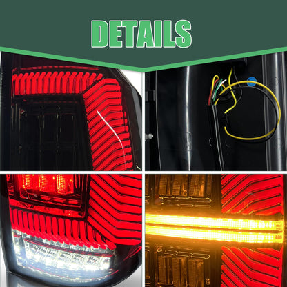 Smoke Tail Lights Compatible with 2nd Gen Tundra 2014-2021 All Models