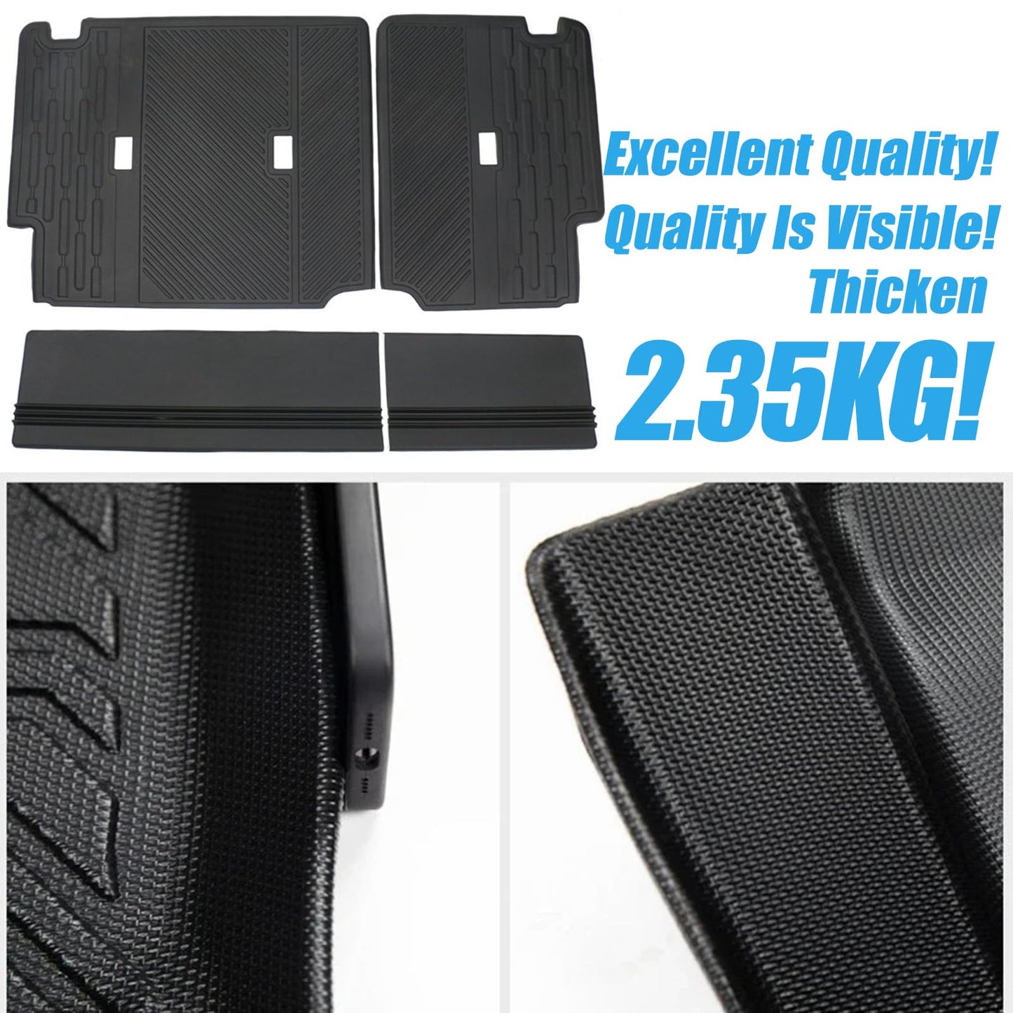 Heavy-Duty Rear Seat Protector for Ford Bronco 4-Door 2021-2025