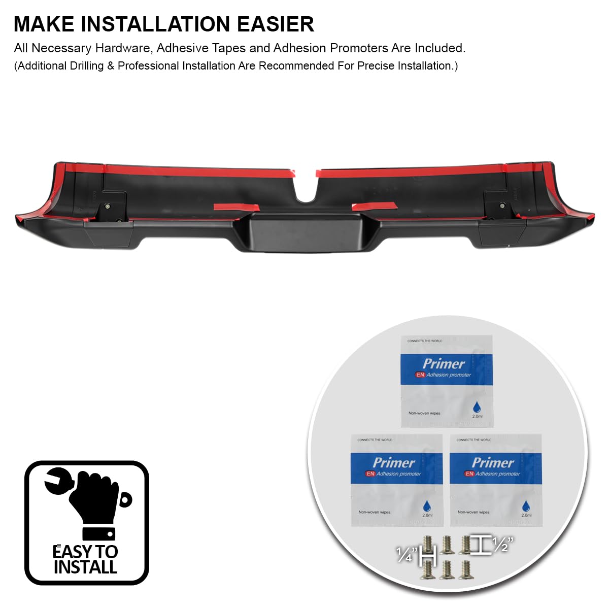 ABS Cab Roof Spoiler For 2016-2022 Toyota Tacoma - OMOTOR