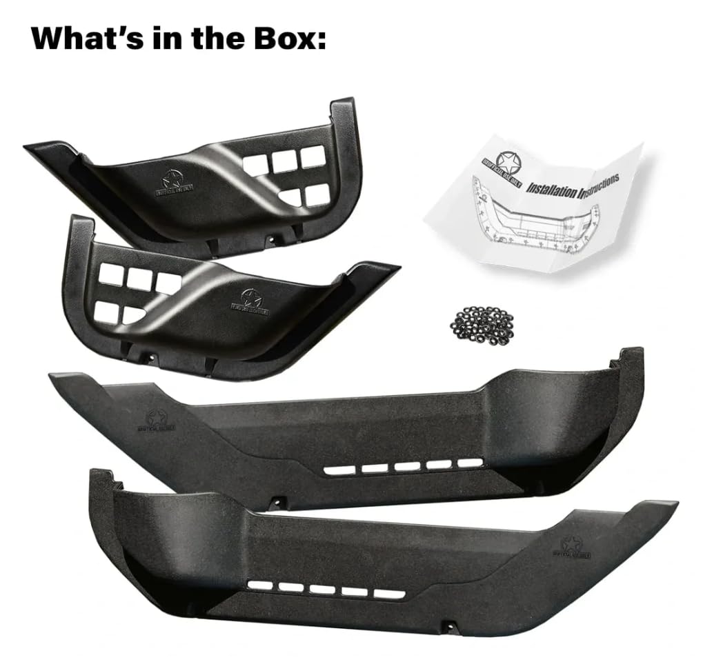 Front Door Only Pockets For 2018-2025 Jeep Wrangler JL, JLU, JT Gladiator - OMOTOR
