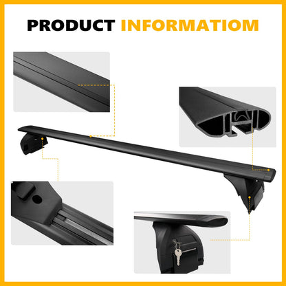 Cross Bars Roof Rail Racks Fit for Jeep Wrangler JK JL Gladiator JT 2007-2026