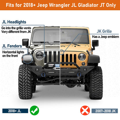 Roof Rack Cargo Basket Crossbar for 2018-2026 Jeep Wrangler JL 2 or 4 Doors & Gladiator JT