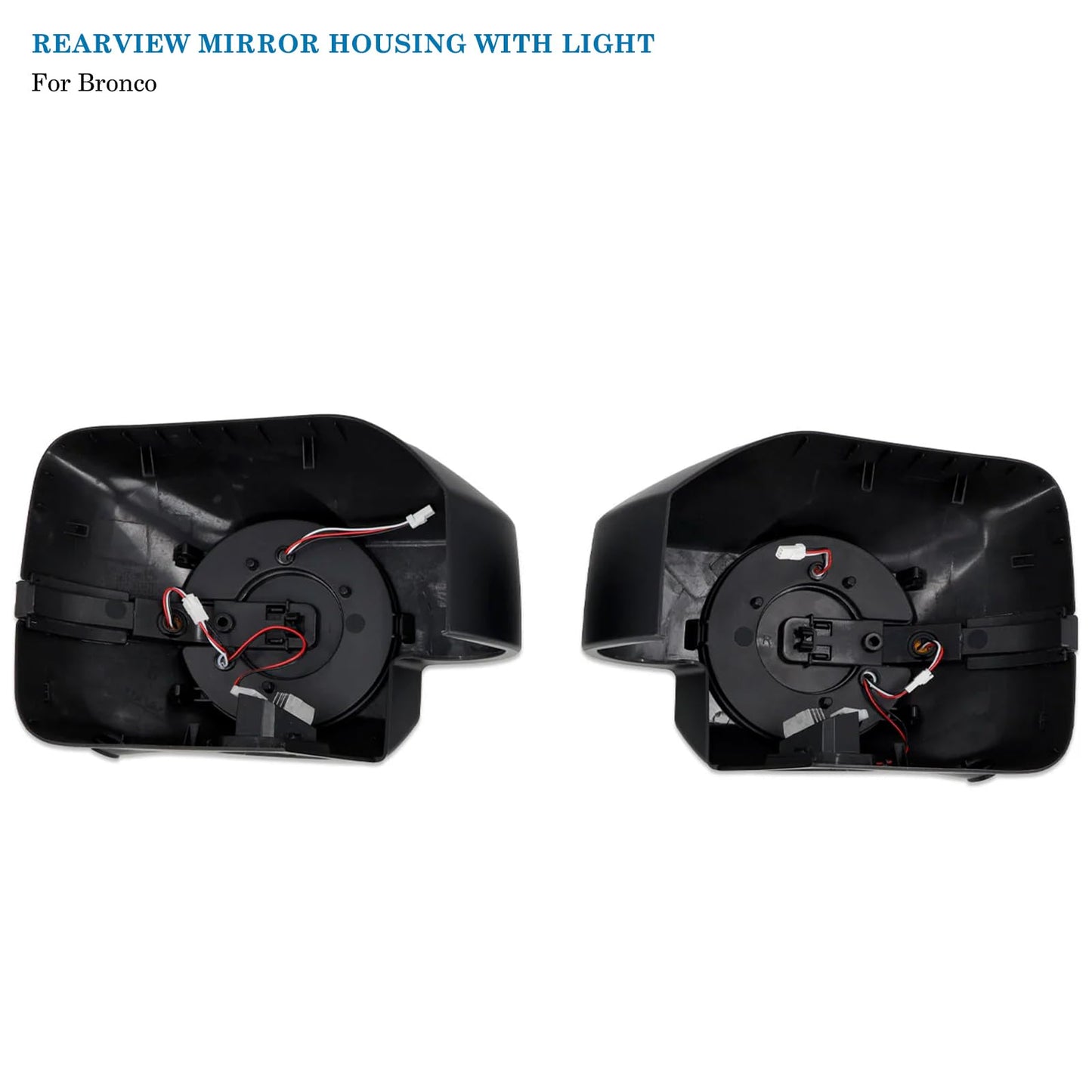 Rearview Mirror Cover Compatible with 2021-2023 Bronco 2/4 Door (Not Sport)