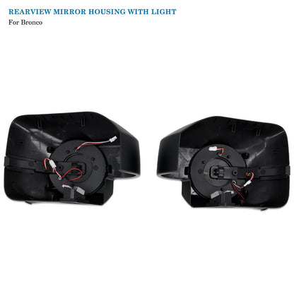 Rearview Mirror Cover Compatible with 2021-2023 Bronco 2/4 Door (Not Sport)