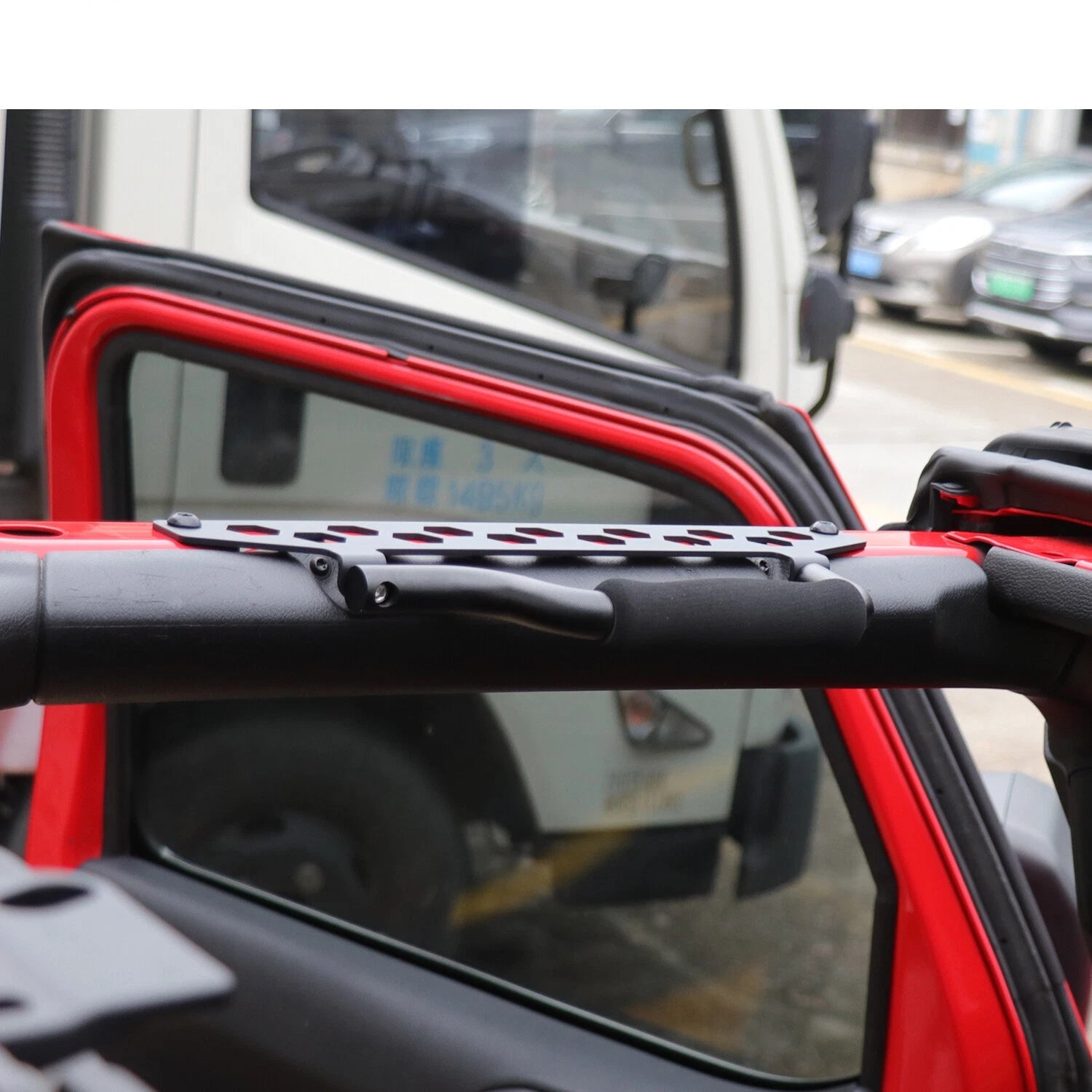 2PCS Aluminum Grab Handle For Jeep Wrangler JL JT 4XE 2018+ - OMOTOR