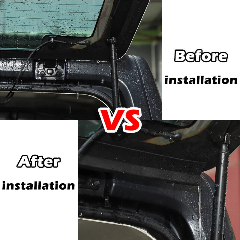 Tailgate Dome Light + Rain Gutter Set For Jeep Wrangler JL TJ JK 97+ - OMOTOR