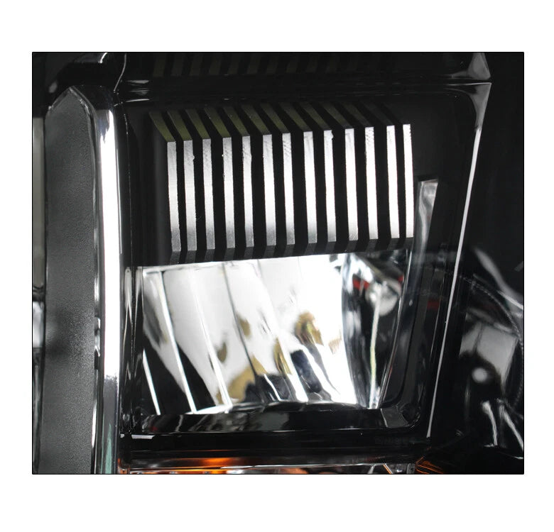 For 18-21 Toyota Tundra [Built-In LED] DRL Tube Headlights Headlamp Smoke - OMOTOR