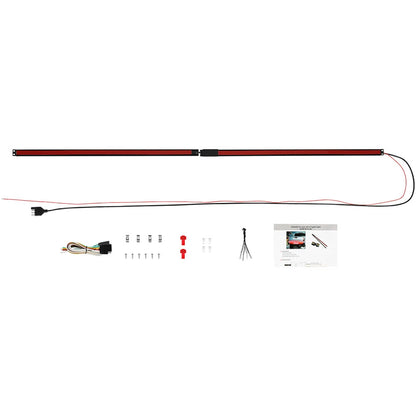 48" LED Tailgate Strip Light Bar Brake Turn Signal 3-Row For Ford F-150 Raptor - OMOTOR