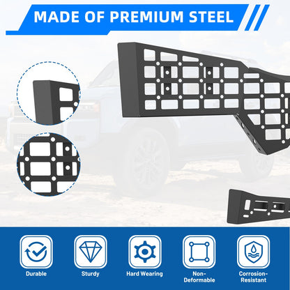 Center Console Side Molle Panels Kits For Toyota Tacoma 2024-2026