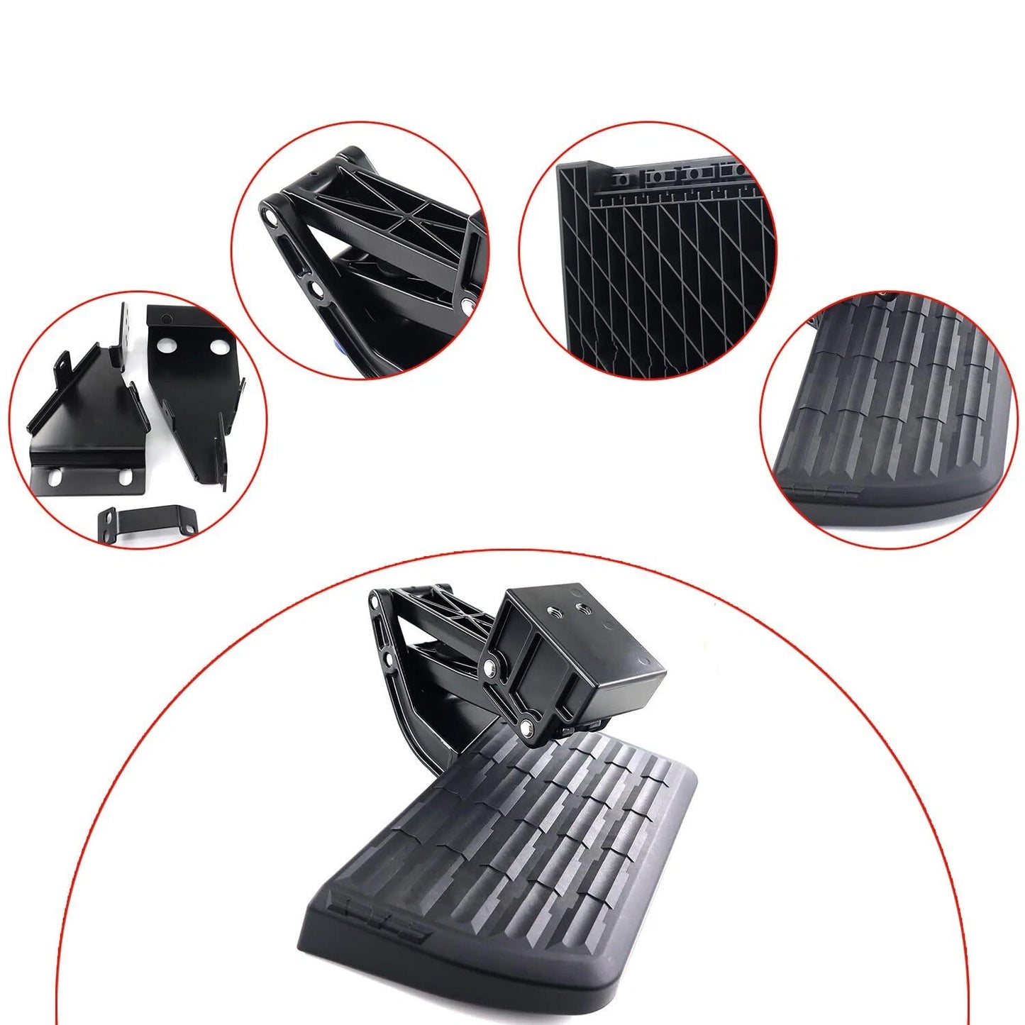 Retractable Truck Bed Step For 2021-2023 Ford F-150 - OMOTOR