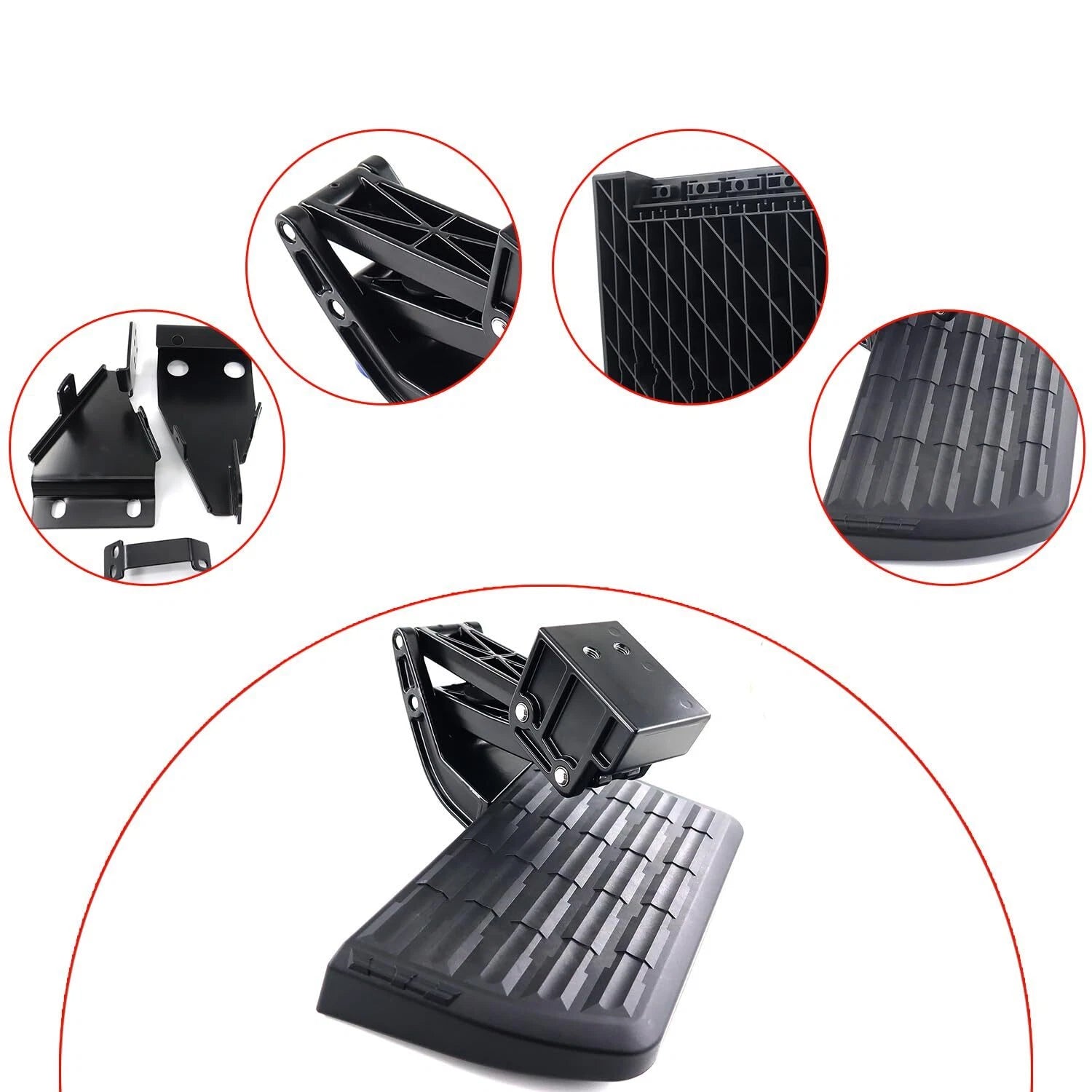 Retractable Truck Bed Step For 2021-2023 Ford F-150 - OMOTOR