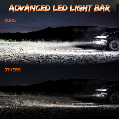 Roof Rack Combo Single Row 40"LED Work Light Bar For 2024-2025 Toyota Tacoma