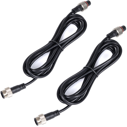 Omotor 6.6FT 3Pin Extension Cable Cord Wire for led whip light（2pc) - OMOTOR