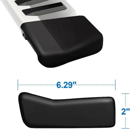 6.3 Inches Running Boards Fit for 2015-2023 15 16 17 18 19 20 21 22 23 Ford F150 F-150 SuperCrew Cab 4 Full Size Doors Chrome with 6 Brackes Side Step Rail Nerf Bars - OMOTOR