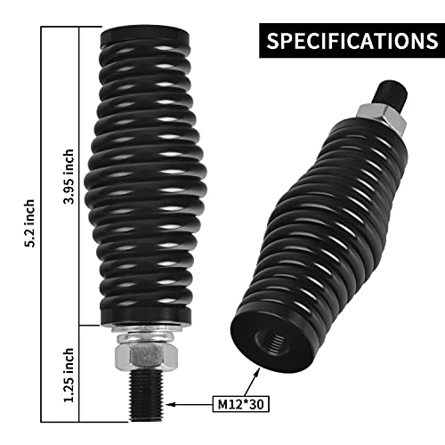 2pcs Heavy-Duty Barrel Spring Mounting Base