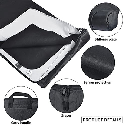 Soft Top Window Storage Bag fits for 2018-2022 Jeep Wrangler JL JLU Sports Sahara Freedom Rubicon Unlimited 2 Door & 4 Door - OMOTOR
