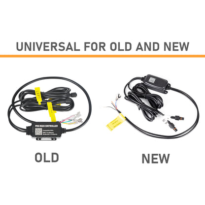 4PIN RGB Whip Light Controller Box for omotor 2pc 4 PIN Whip Light - OMOTOR
