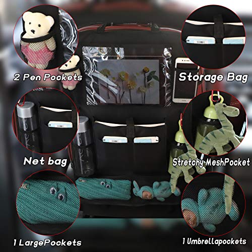 Universal Car Seat Protector & Car Backseat Organizer