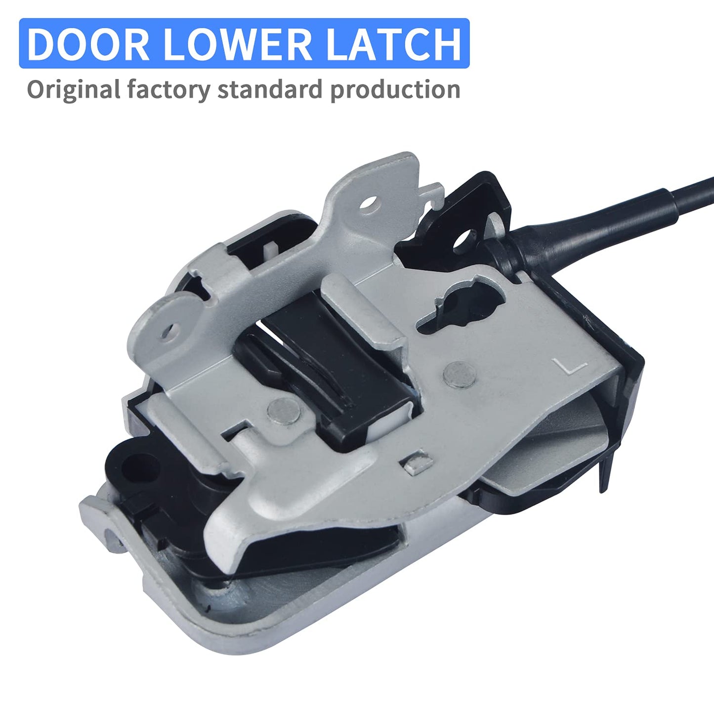 Rear Door Latch Lock Cable Assembly Compatible with F-250 F-350 F-450 F-550 Replaces 6C3Z-28264A01-A