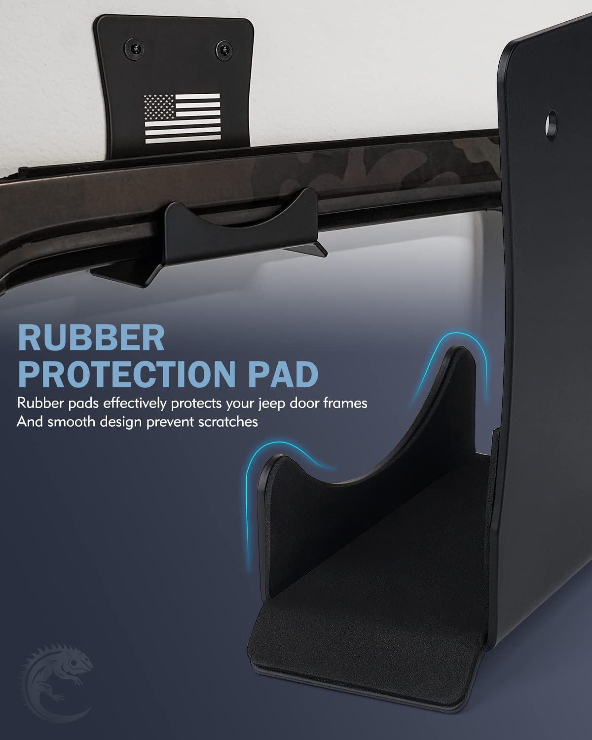 America Flag Storage Door Hangers, Aluminum Wall-Mounted Removable Doo ...