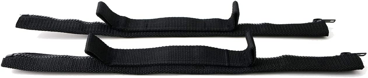 Door Strap for Jeep, Heavy Duty Strong Door Limit Strap with Zipper for 2007-2023 Jeep Wrangler JK JKU JL JLU Gladiator JT (Black)