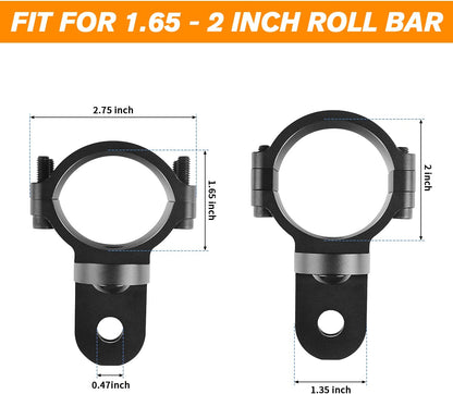 2PCS Heavy Duty Adjustable Whip Light Mount - OMOTOR